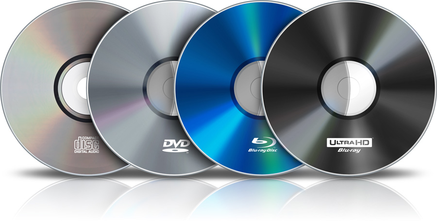 DVD Blu-ray discs